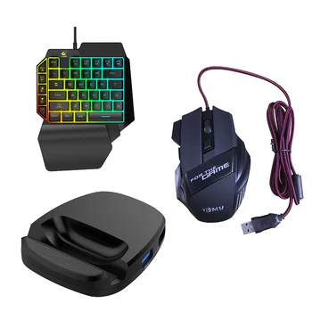 Bluetooth Gaming Keyboard Mouse Converter Combo for Android/IOS PUBG Mobile Game 3 in 1 Keyboard Mouse Combo
Bluetooth Gaming Keyboard Mouse Converter Combo for Android/IOS PUBG Mobile Game 3 in 1 Keyboard Mouse Combo