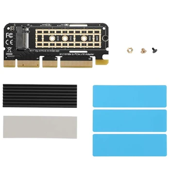 PCIe X16 Adapter - NVMe Adapter M.2 PCIe SSD to PCI-E X4/X8/X16 Converter Card with Heat Sink for M.2 (M Key)
PCIe X16 Adapter - NVMe Adapter M.2 PCIe SSD to PCI-E X4/X8/X16 Converter Card with Heat Sink for M.2 (M Key)