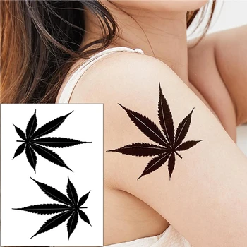 1pcs Waterproof Temporary Tattoo Sticker Black Maple Leaf Transfer Fake Tattoo for Women Body Art Shoulders Neck Arms Tatoo
1pcs Waterproof Temporary Tattoo Sticker Black Maple Leaf Transfer Fake Tattoo for Women Body Art Shoulders Neck Arms Tatoo
