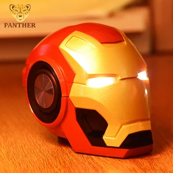 

Iron Man Wireless Bluetooth Speaker Portable Speaker subwoofer Marvel Cartoon Mini soundbox with TF USB computer Loudspeaker