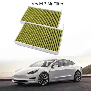 Premium Cabin Air Filter Replacement for Tesla Model 3 2017 2018 2019 Includes Activated Carbon (2 PCS)
Premium Cabin Air Filter Replacement for Tesla Model 3 2017 2018 2019 Includes Activated Carbon (2 PCS)