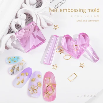 1 Set Embossed Mold Nail Art Tools Metal Slice Frame Bend Curve Pink Acrylic Radian Stick Decorations DIY Manicure Accessory
1 Set Embossed Mold Nail Art Tools Metal Slice Frame Bend Curve Pink Acrylic Radian Stick Decorations DIY Manicure Accessory