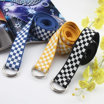 Student Checkerboard Waist Belts130cm Casual Waistband D Ring Belt Waist Strap Harajuku Solid Color Long Belts ceinture femme
Student Checkerboard Waist Belts130cm Casual Waistband D Ring Belt Waist Strap Harajuku Solid Color Long Belts ceinture femme