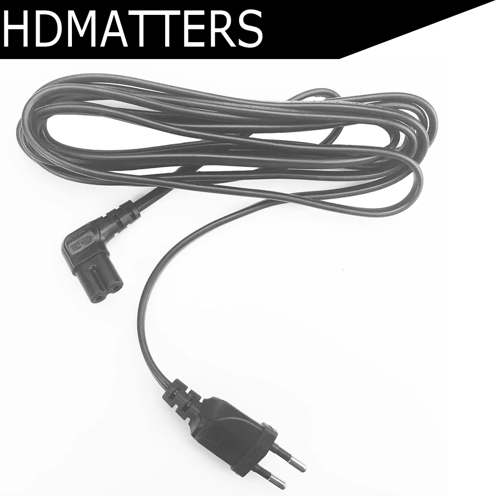 5M EU power cord Right anled EU AC power cable figure 8 C7 to EU 2-prong AC plug for PS4/4 Apple TV printers
5M EU power cord Right anled EU AC power cable figure 8 C7 to EU 2-prong AC plug for PS4/4 Apple TV printers