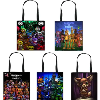 Five Nights At Freddys Tote Bag Women Fashion Bear Handbags School Travel Shopping Shoulder Bags Girls Book Bag
Five Nights At Freddys Tote Bag Women Fashion Bear Handbags School Travel Shopping Shoulder Bags Girls Book Bag