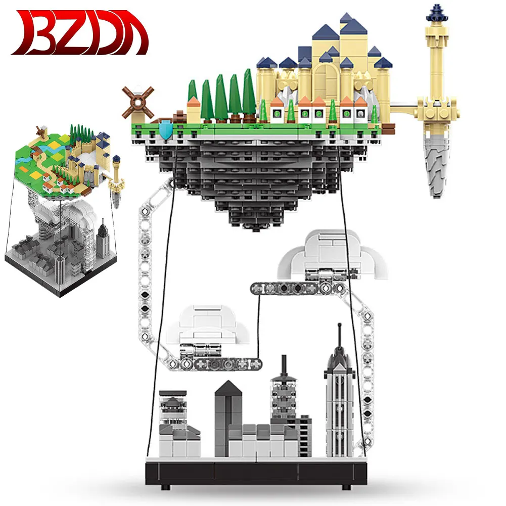 BZDA Anti-Gravity blocks Sculptures Floating KAZI Castle In The Sky Guanghan Palace Building Blocks City Architecture Toys
BZDA Anti-Gravity blocks Sculptures Floating KAZI Castle In The Sky Guanghan Palace Building Blocks City Architecture Toys