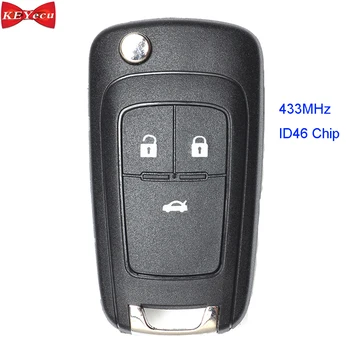 KEYECU for Opel Astra J Insignia Cascade Remote Car Key Fob 433MHz ID46 Chip 3 Button HU100 Blade 13500234
KEYECU for Opel Astra J Insignia Cascade Remote Car Key Fob 433MHz ID46 Chip 3 Button HU100 Blade 13500234