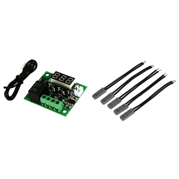 5 Pieces Thermostat Temperature Control Switch Bimetal 45C N.C & 1x 12V Digital Module Red Temperature LED Controller CNIM Hot
5 Pieces Thermostat Temperature Control Switch Bimetal 45C N.C & 1x 12V Digital Module Red Temperature LED Controller CNIM Hot