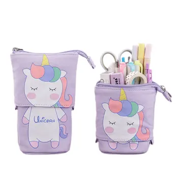 Telescopic Multifunctional Pencil Case Cute Cartoon Animal Unicorn Stand Up Pencil Bag Stationery Pouch for Boys Girls Students
Telescopic Multifunctional Pencil Case Cute Cartoon Animal Unicorn Stand Up Pencil Bag Stationery Pouch for Boys Girls Students