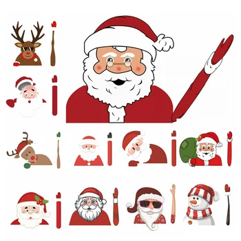 Car Windshield Sticker Rear Wiper Sticker Merry Christmas Santa Rocking Arm Rear Wiper Decals Auto Office Christmas Ornament 
Car Windshield Sticker Rear Wiper Sticker Merry Christmas Santa Rocking Arm Rear Wiper Decals Auto Office Christmas Ornament