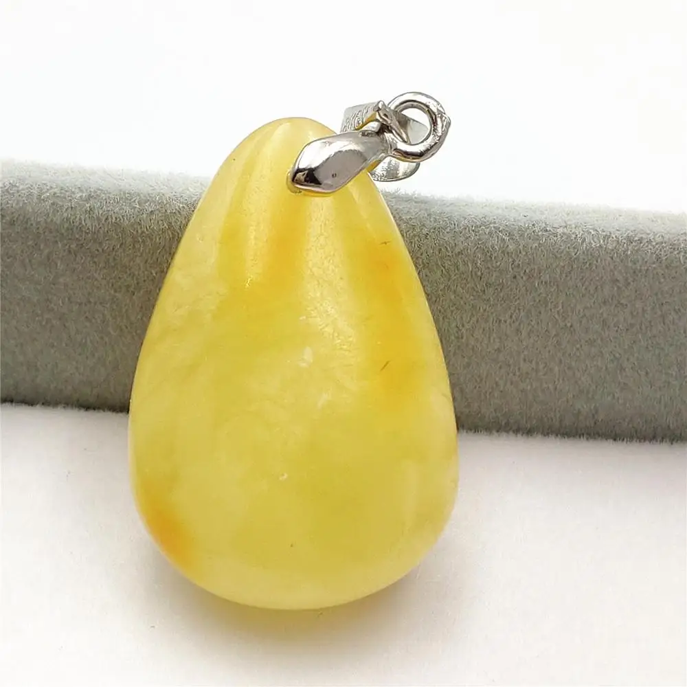 Newly Natural Yellow Amber Necklace Pendant Water Drop Healing Gemstone For Party New Gift Crystal Pendant 26x19x8mm AAAAA
Newly Natural Yellow Amber Necklace Pendant Water Drop Healing Gemstone For Party New Gift Crystal Pendant 26x19x8mm AAAAA