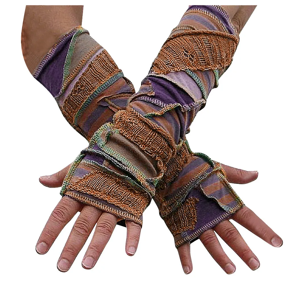 1 Pair 2020 Fashion Autumn Winter Knitting Wool Mittens Warm Patchwork Weave Half Finger Thicken Thermal Long Gloves
1 Pair 2020 Fashion Autumn Winter Knitting Wool Mittens Warm Patchwork Weave Half Finger Thicken Thermal Long Gloves