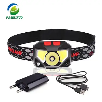 IR Sensor led headlamp build-in battery usb rechargeable mini headlight cob head lamp flashlight Lightweight for children light
IR Sensor led headlamp build-in battery usb rechargeable mini headlight cob head lamp flashlight Lightweight for children light