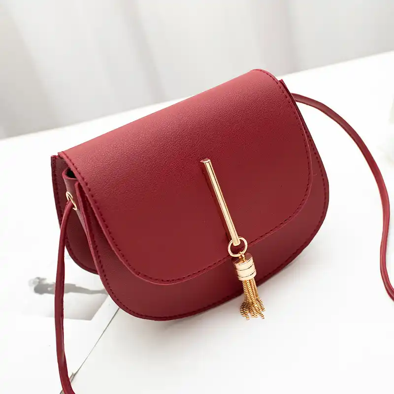 black pink sling bag