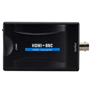 HDMI To BNC Video Audio Converter Adapter Compatible PAL/NTSC with USB Power Cord 
HDMI To BNC Video Audio Converter Adapter Compatible PAL/NTSC with USB Power Cord