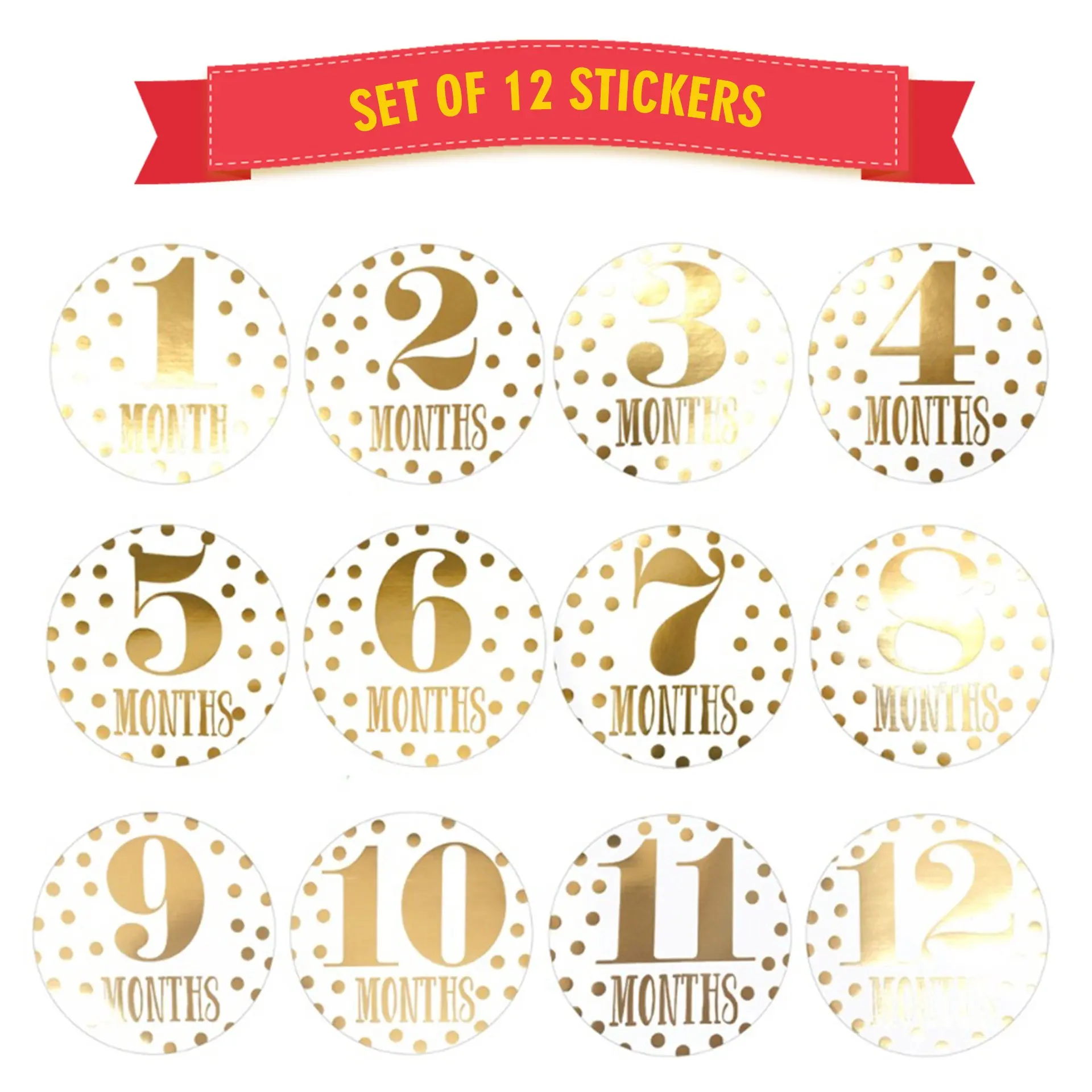 12pcs Month Stickers Baby Infant Monthly Sticker Memory Photograph Props Pregnant Women 1-12 Months Milestone Baby Shower Decor
12pcs Month Stickers Baby Infant Monthly Sticker Memory Photograph Props Pregnant Women 1-12 Months Milestone Baby Shower Decor