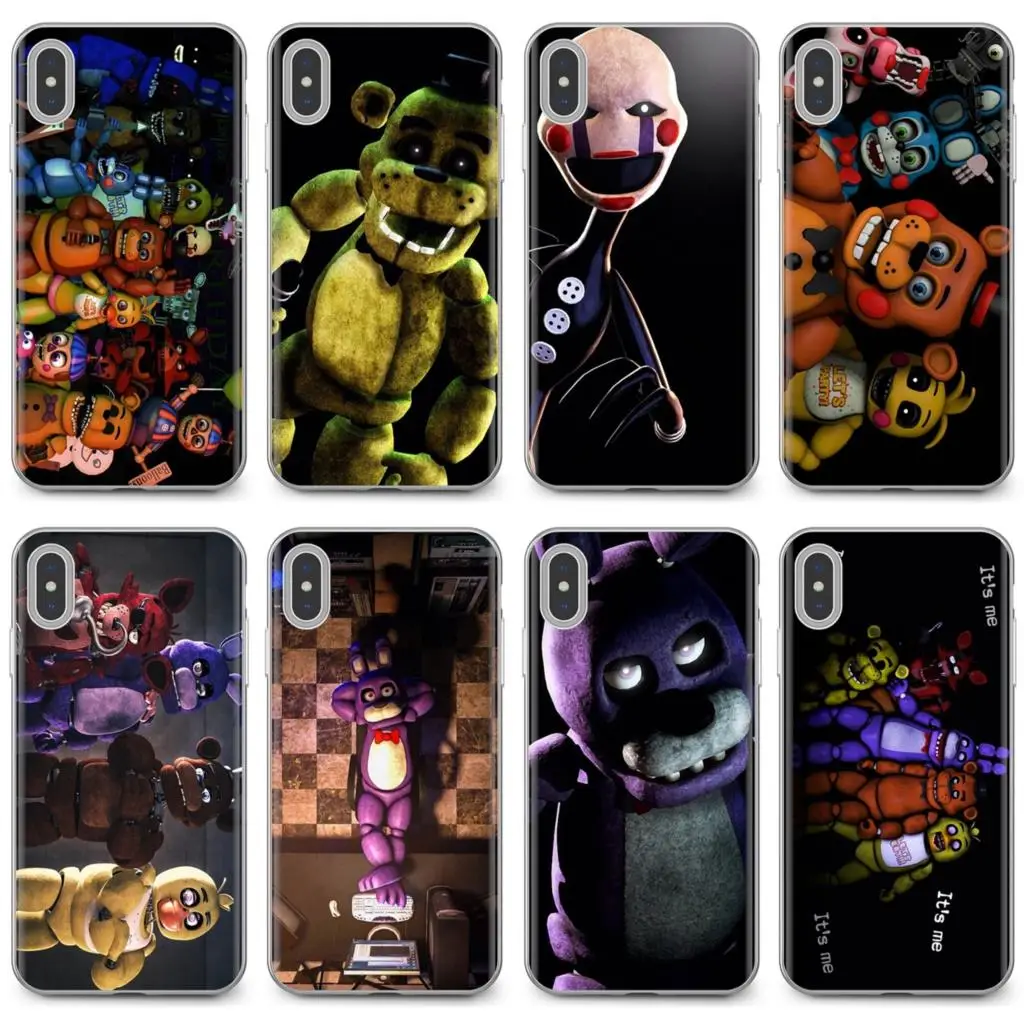 For BQ BQS S 5059 5035 6040L HTC U11 U12 Plus LG K10 K8 K7 K4 2017 Silicone Phone Covers sfm fnaf animatronics Anime Art | Мобильные