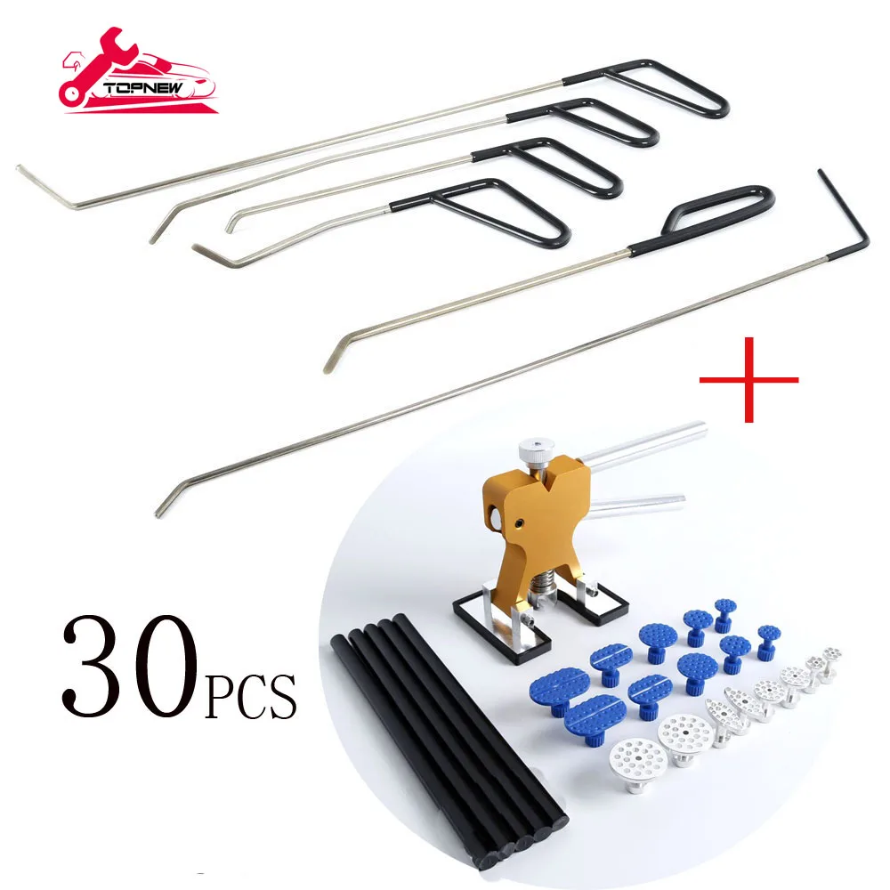 Auto Paintless Dent Repair Kits, Car Dent Puller with Bridge Dent Puller Kit, Full Set Dent Remover Tool for All Kinds of Damage
Auto Paintless Dent Repair Kits, Car Dent Puller with Bridge Dent Puller Kit, Full Set Dent Remover Tool for All Kinds of Damage