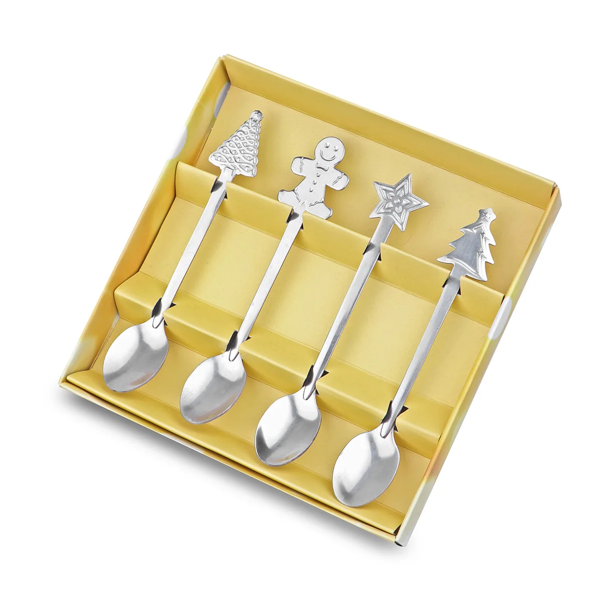 4 Pcs/Set Stainless Steel Coffee Spoon Christmas Coffee Spoons For Kid Drinking Tea Spoon Christmas Tableware Gifts
4 Pcs/Set Stainless Steel Coffee Spoon Christmas Coffee Spoons For Kid Drinking Tea Spoon Christmas Tableware Gifts