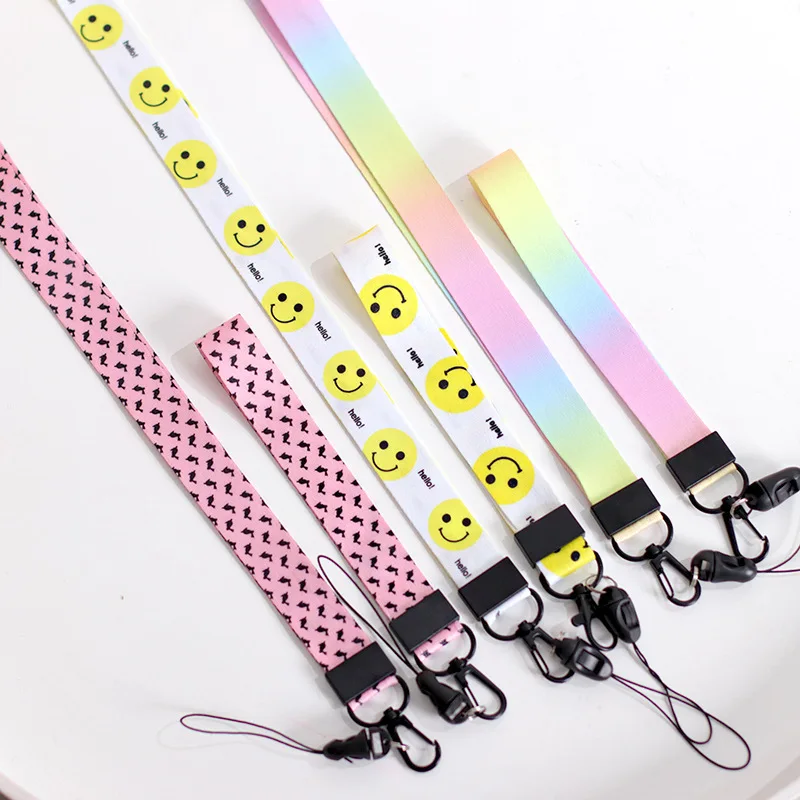 Gradient rainbow Neck Strap Lanyards for ID Card Student Nurse Exhibition ID Name Card USB badge holder Hang Rope Lariat Lanyar
Gradient rainbow Neck Strap Lanyards for ID Card Student Nurse Exhibition ID Name Card USB badge holder Hang Rope Lariat Lanyar