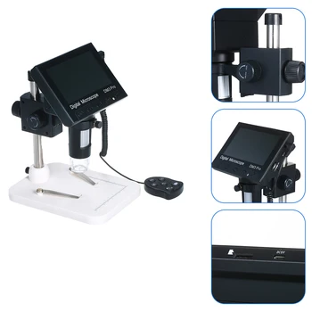 1000X Magnification 4.39" LCD Display w/Remote Control Video Camera Microscope LED Digital Magnifier Built-in 8 White LED Lights
1000X Magnification 4.39" LCD Display w/Remote Control Video Camera Microscope LED Digital Magnifier Built-in 8 White LED Lights