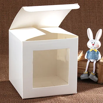 10pcs 9size White Paper Gift Packaging Cardboard Box Square Craft Candy Gift Box with pvc Window DIY handmade display Soap Box 
10pcs 9size White Paper Gift Packaging Cardboard Box Square Craft Candy Gift Box with pvc Window DIY handmade display Soap Box