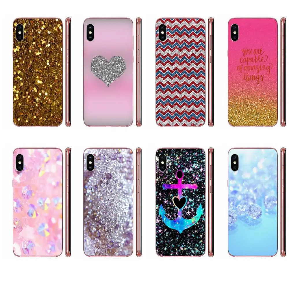Glitter Diamond Crystal Soft Patterns For LG G3 G4 G5 G6 G7 K4 K7 K8 K10 K40 K50 Q6 Q60 V10 V20 V30 V40 Nexus 5 5X 2017 | Мобильные