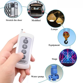 433 MHz Wireless Remote Remote Demonstrator Multifunction Smart Iron Fence Door Stage Light Four Button Manual Remote Control
433 MHz Wireless Remote Remote Demonstrator Multifunction Smart Iron Fence Door Stage Light Four Button Manual Remote Control