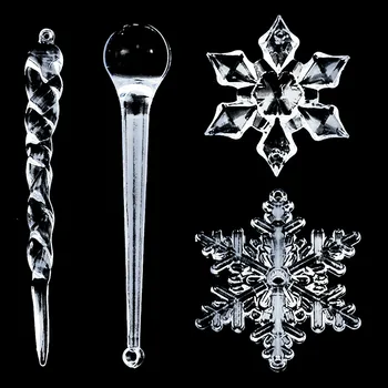 40PC Snowflake Icicle Ornament Crystal Christmas Tree Transparent Decoration Christmas Decorations Happy New Year рождество 20
40PC Snowflake Icicle Ornament Crystal Christmas Tree Transparent Decoration Christmas Decorations Happy New Year рождество 20