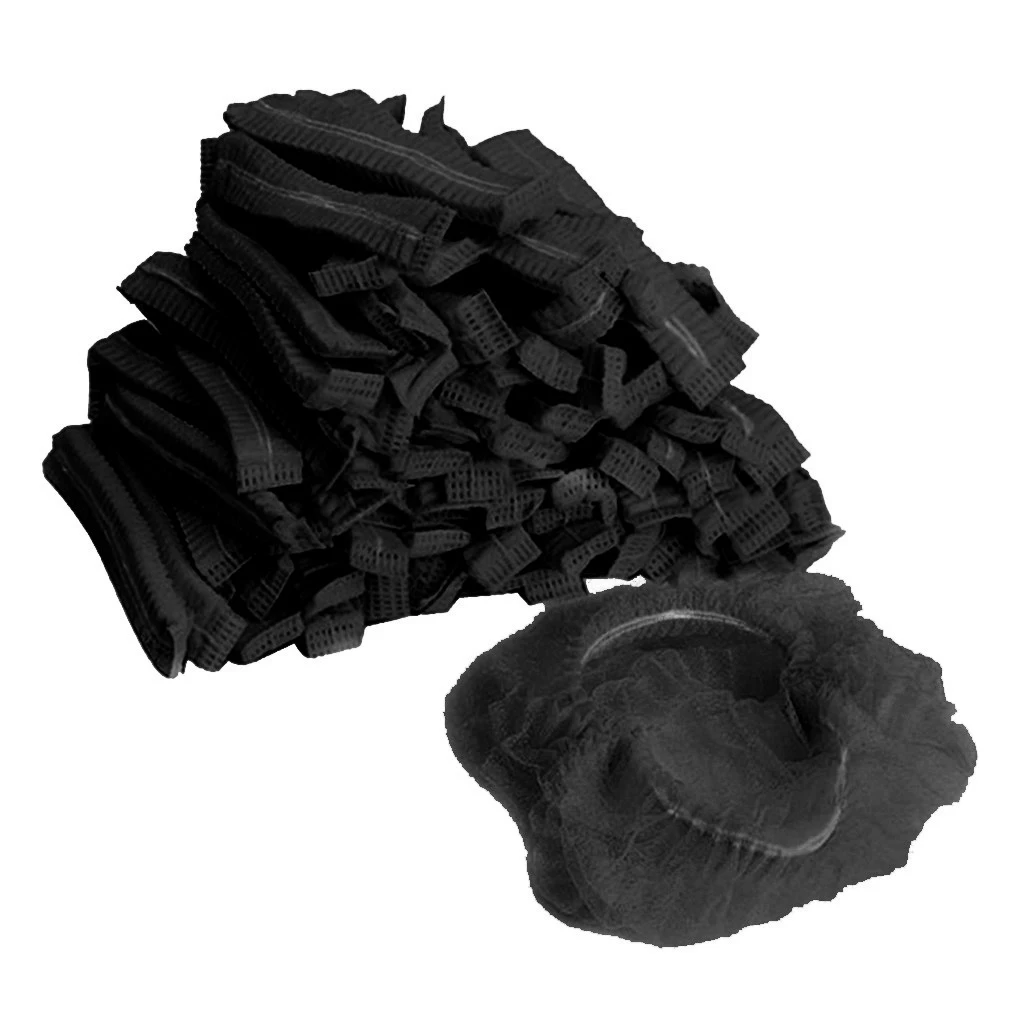 100x Disposable Mob Cap Non Woven Anti Dust Hat Head Cover Food Catering Kitchen Hair Hat for Industral Hair Salon 100x Disposable Mob Cap Non Woven Anti Dust Hat Head Cover Food Catering Kitchen Hair Hat for Industral Hair Salon