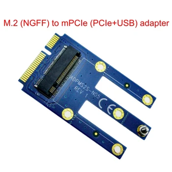 NGFF M.2 Key B To Mini PCIe Mini PCI-E Adapter For 3G 4G Moudle M2 to mini pcie for ME906E EM12G EM7345 ME936 EM7455 
NGFF M.2 Key B To Mini PCIe Mini PCI-E Adapter For 3G 4G Moudle M2 to mini pcie for ME906E EM12G EM7345 ME936 EM7455