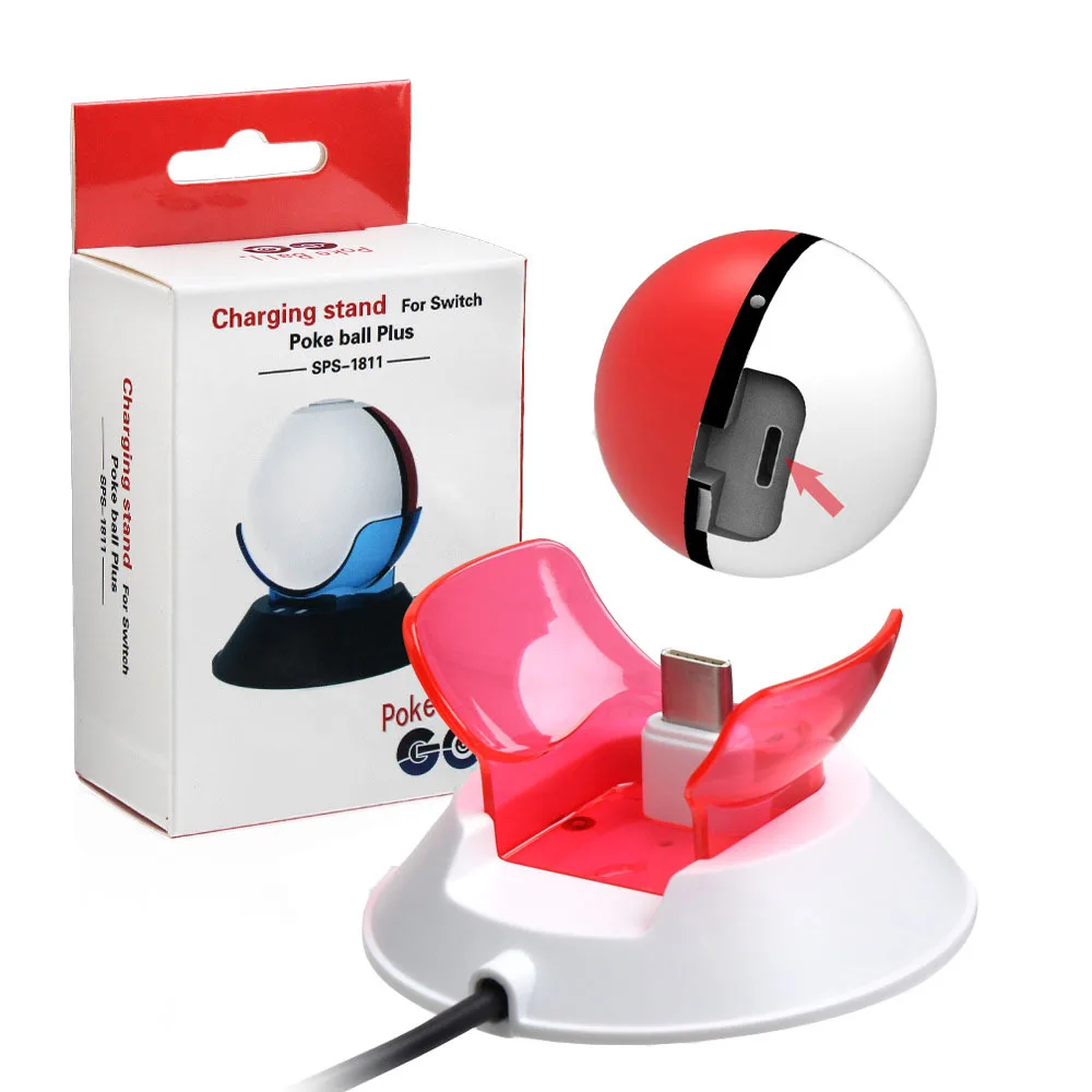 Nintendo Switch Small Handle Poke Ball Base Charger NS Poke Ball Charger SPS-1811