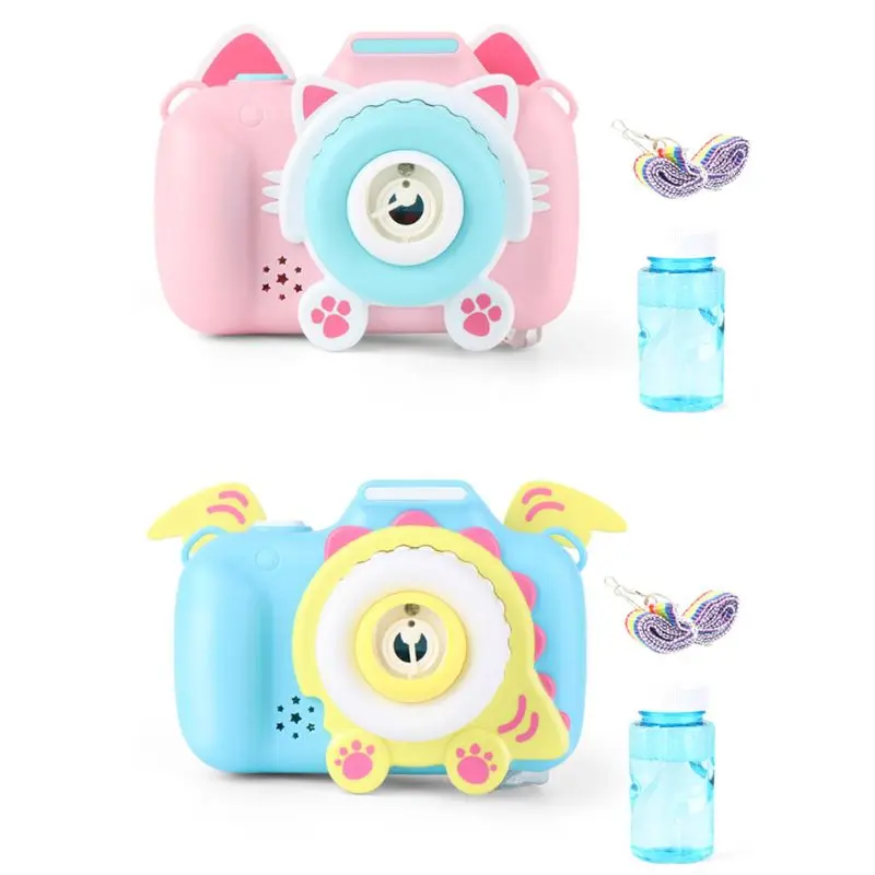 Automatic Bubble Blower with Light and Music Camera Machine Toy Electric Cartoon Maker
Automatic Bubble Blower with Light and Music Camera Machine Toy Electric Cartoon Maker