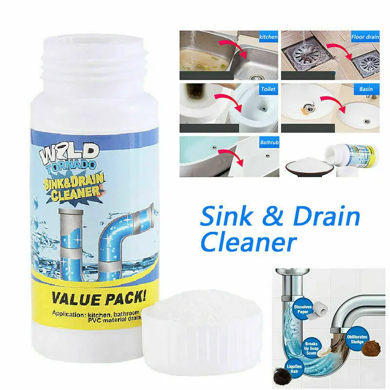 Brand New Drain Cleaners All-Purpose Quick Powerful Sink Drain Cleaner Portable Powder Cleaning Tool Pipe Dredge Deodorant
Brand New Drain Cleaners All-Purpose Quick Powerful Sink Drain Cleaner Portable Powder Cleaning Tool Pipe Dredge Deodorant