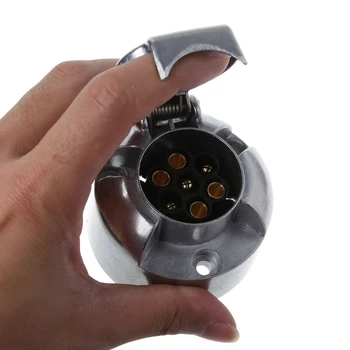 7 Pins 12N Towing Electric Metal Trailer Caravan Car Plug Socket Towbar Chrome
7 Pins 12N Towing Electric Metal Trailer Caravan Car Plug Socket Towbar Chrome