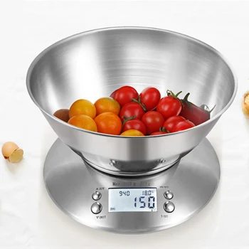 Digital Kitchen Scale High Accuracy Multifunction Food Scale with Removable Bowl HYD88
Digital Kitchen Scale High Accuracy Multifunction Food Scale with Removable Bowl HYD88