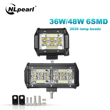 NLpearl Light Bar/Work Light 4 7inch LED Work Light Light 36W 48W 36COB Led Bar Light For Truck ATV UAZ ATV Fog Light 12V 24V
NLpearl Light Bar/Work Light 4 7inch LED Work Light Light 36W 48W 36COB Led Bar Light For Truck ATV UAZ ATV Fog Light 12V 24V
