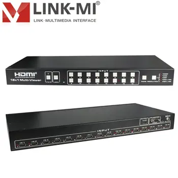 LINK-MI LM-S161 16x1 HDMI Multi-Viewer with Seamless Switcher HDMI 16-input and 1-output Video Processor
LINK-MI LM-S161 16x1 HDMI Multi-Viewer with Seamless Switcher HDMI 16-input and 1-output Video Processor