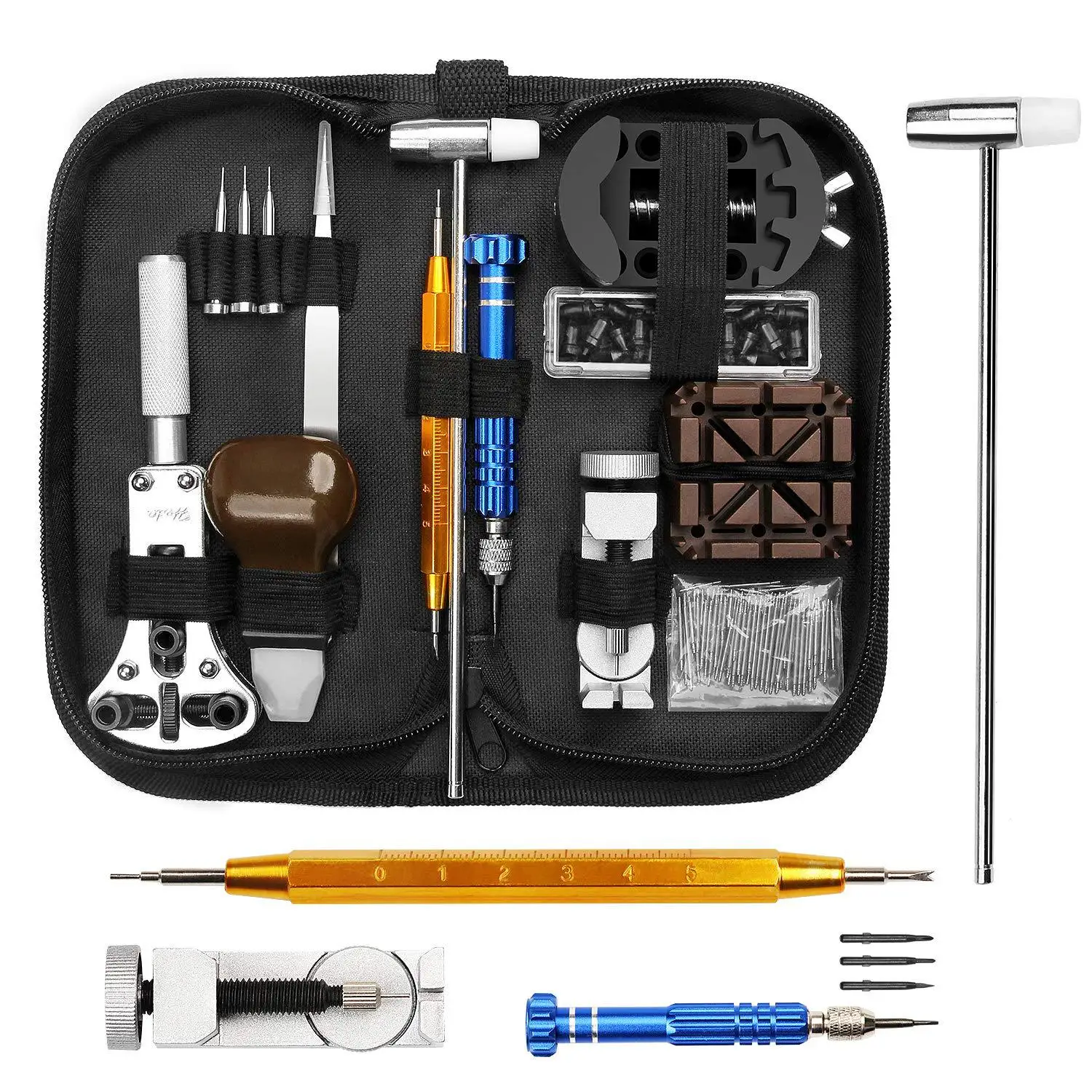 Watch Repair Tool 151 Clock Tool Set New Style Launch Tool Bag Early Adopters Price Disassembly Changing Battery Combination
Watch Repair Tool 151 Clock Tool Set New Style Launch Tool Bag Early Adopters Price Disassembly Changing Battery Combination