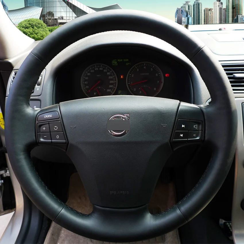 DIY custom leather all-inclusive special steering wheel cover For Volvo old S40 V50 C30 car accessories
DIY custom leather all-inclusive special steering wheel cover For Volvo old S40 V50 C30 car accessories