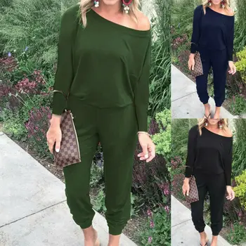 UK Women Off Shoulder Jumpsuit Ladies Long Sleeve Holiday Playsuit Beach Pants 
UK Women Off Shoulder Jumpsuit Ladies Long Sleeve Holiday Playsuit Beach Pants