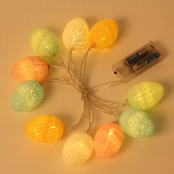 10/20LEDs Easter LED Crack Egg Light String Easter Decoration 2.6m LED Light String Easter Party Easter Garland Car Accessories
10/20LEDs Easter LED Crack Egg Light String Easter Decoration 2.6m LED Light String Easter Party Easter Garland Car Accessories