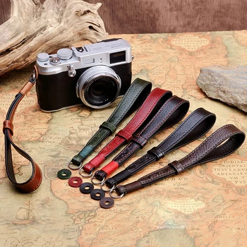 Original Handcraft Genuine Leather Camera Hand Strap Lanyard Vintage DSLR Grip Strap for Fujifilm XT10XT20 X100F XPRO2 XT30 XT3
Original Handcraft Genuine Leather Camera Hand Strap Lanyard Vintage DSLR Grip Strap for Fujifilm XT10XT20 X100F XPRO2 XT30 XT3