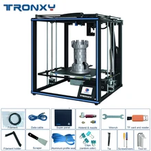 Tronxy X5SA PRO yükseltildi Titan ekstruder ve yüksek hassasiyetli çift eksenli kılavuz rayı 3D yazıcı inşa plaka devam elektrik kesintisi(China)