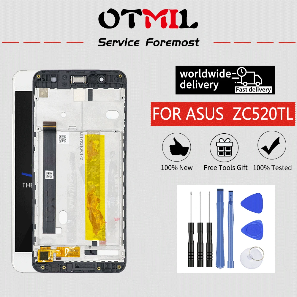 5.2" Original For ASUS Zenfone 3 Max ZC520TL LCD Display Touch Screen with Frame Digitizer Assemble For ASUS X008D LCD Display
5.2" Original For ASUS Zenfone 3 Max ZC520TL LCD Display Touch Screen with Frame Digitizer Assemble For ASUS X008D LCD Display