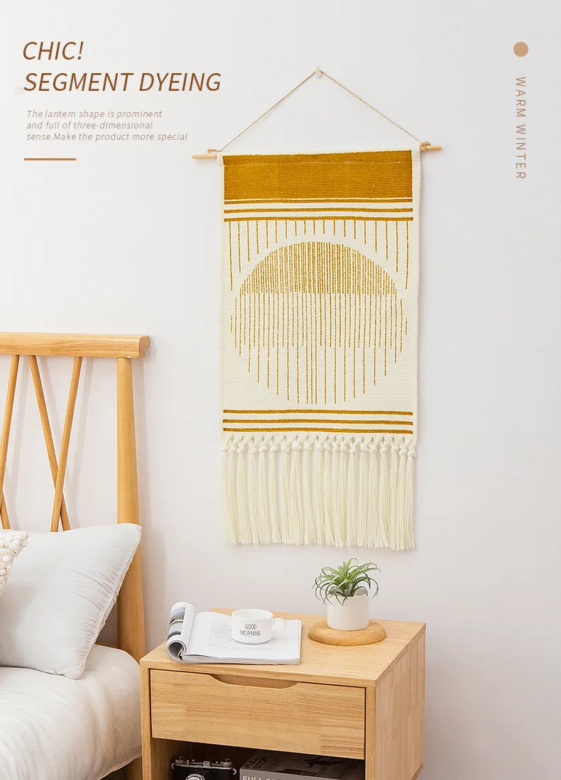 Nordic Boho Cotton Tassel Wall Tapestry 8 H9a649e5c3d4d4cdc902e352a829774517