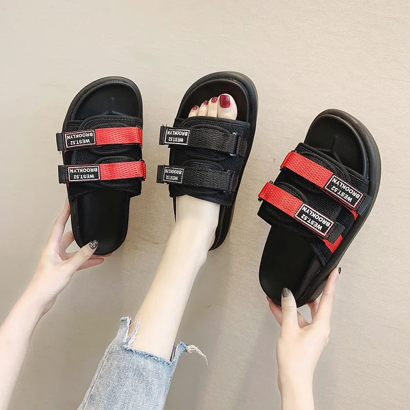 Online Celebrity Slipper Women's Summer Korean-style Harajuku Wind Velcro Outer Wear Versatile Platform Thick Bottomed A- line S
Online Celebrity Slipper Women's Summer Korean-style Harajuku Wind Velcro Outer Wear Versatile Platform Thick Bottomed A- line S