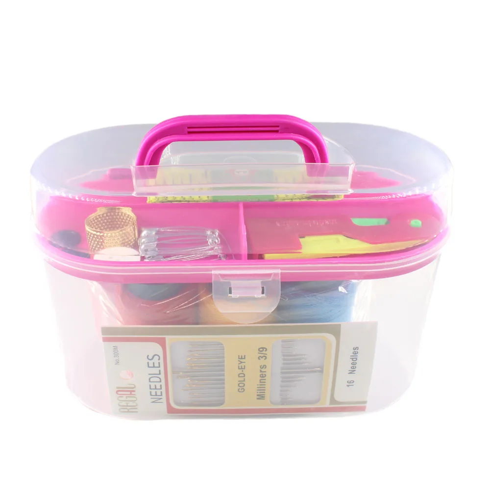 Generic Portable Mini sewing machines Stitch Sew work Clothes Fabrics