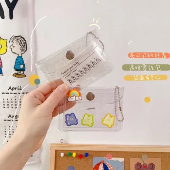 Japanese and Korean-Style Simple Net Red Transparent Card Package-Style Portable Bus Documents Bank Card Case Glitter Purse
Japanese and Korean-Style Simple Net Red Transparent Card Package-Style Portable Bus Documents Bank Card Case Glitter Purse