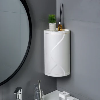 Rotating Bathroom Organizer Corner Toilet Cabinet Stortage Rack Free Punching Plastic Multifunction Shower Shelf Kitchen Shelves
Rotating Bathroom Organizer Corner Toilet Cabinet Stortage Rack Free Punching Plastic Multifunction Shower Shelf Kitchen Shelves